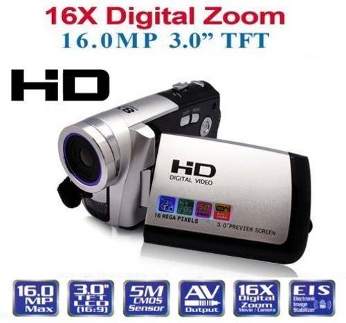 16MP HD 16x Digital Zoom 3" TFT LCD Anti-Shake Digital Video Camcorder